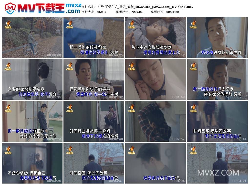 东华-不爱之后_国语_流行_MD300554